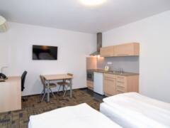 Pronájem luxusního zařízeného bytu 1+kk s balkonem a klimatizací, 35 m2