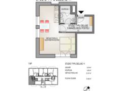 Prodej horského apartmánu 1+kk, 32,61 m², terasa a parkování, Horní Lipová