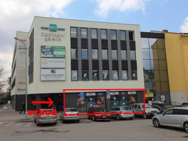 e-Fi galerie Jihlava, pronájem obchodního prostoru 136m2